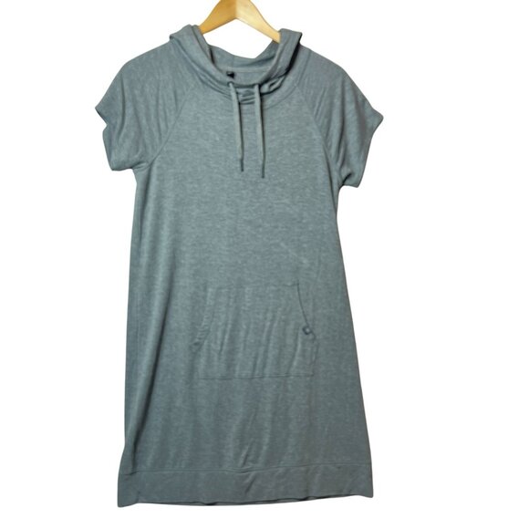 Gaiam Womens Gray Short-Sleeve Hoodie Dress Size: XS - Picture 12 of 12